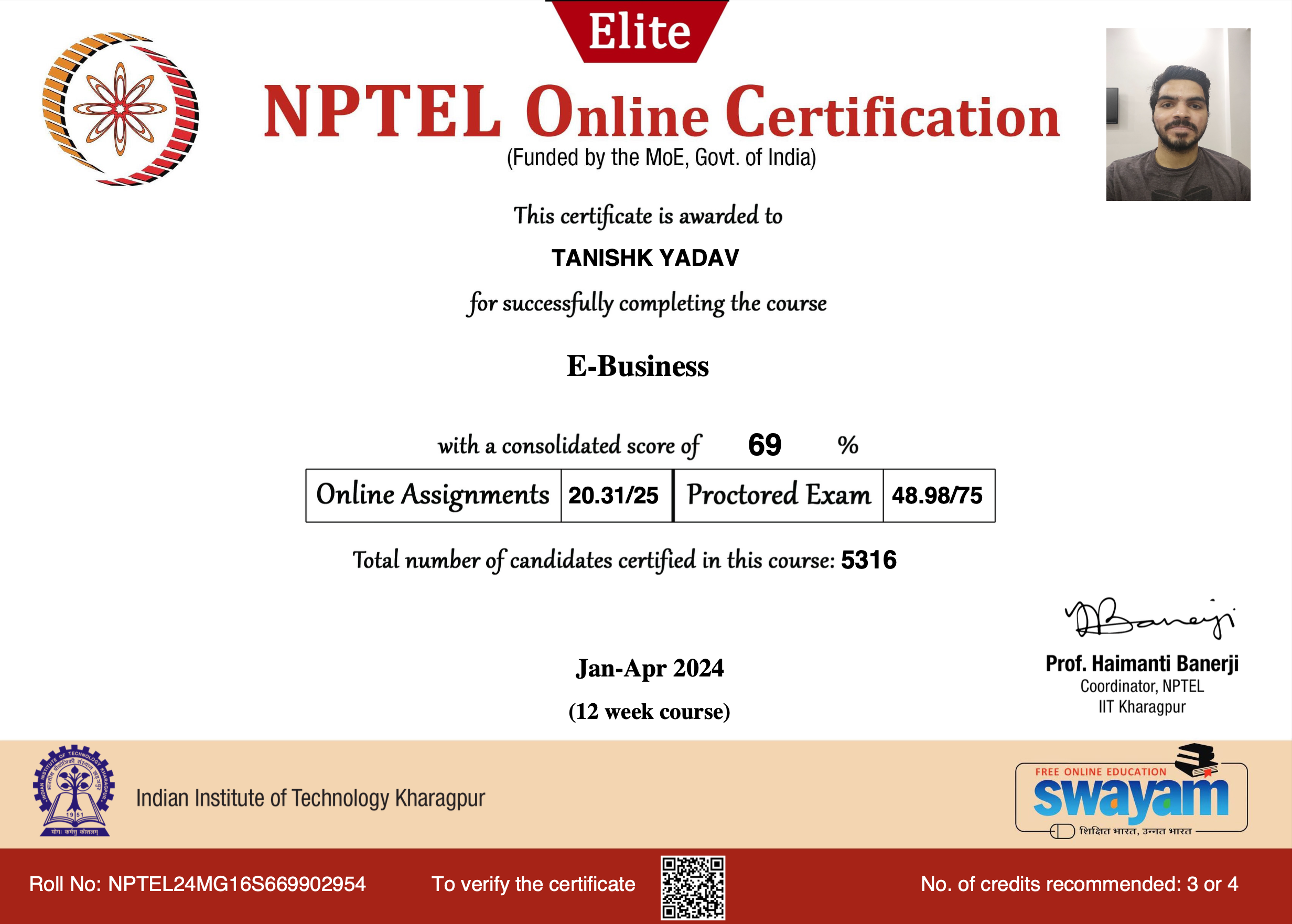 Business Analytics Certificate